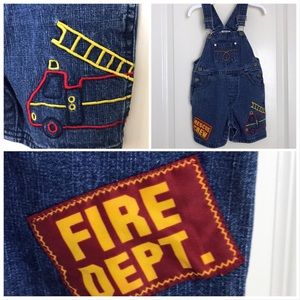 🏅HP🏅Boys Denim Overall Shorts